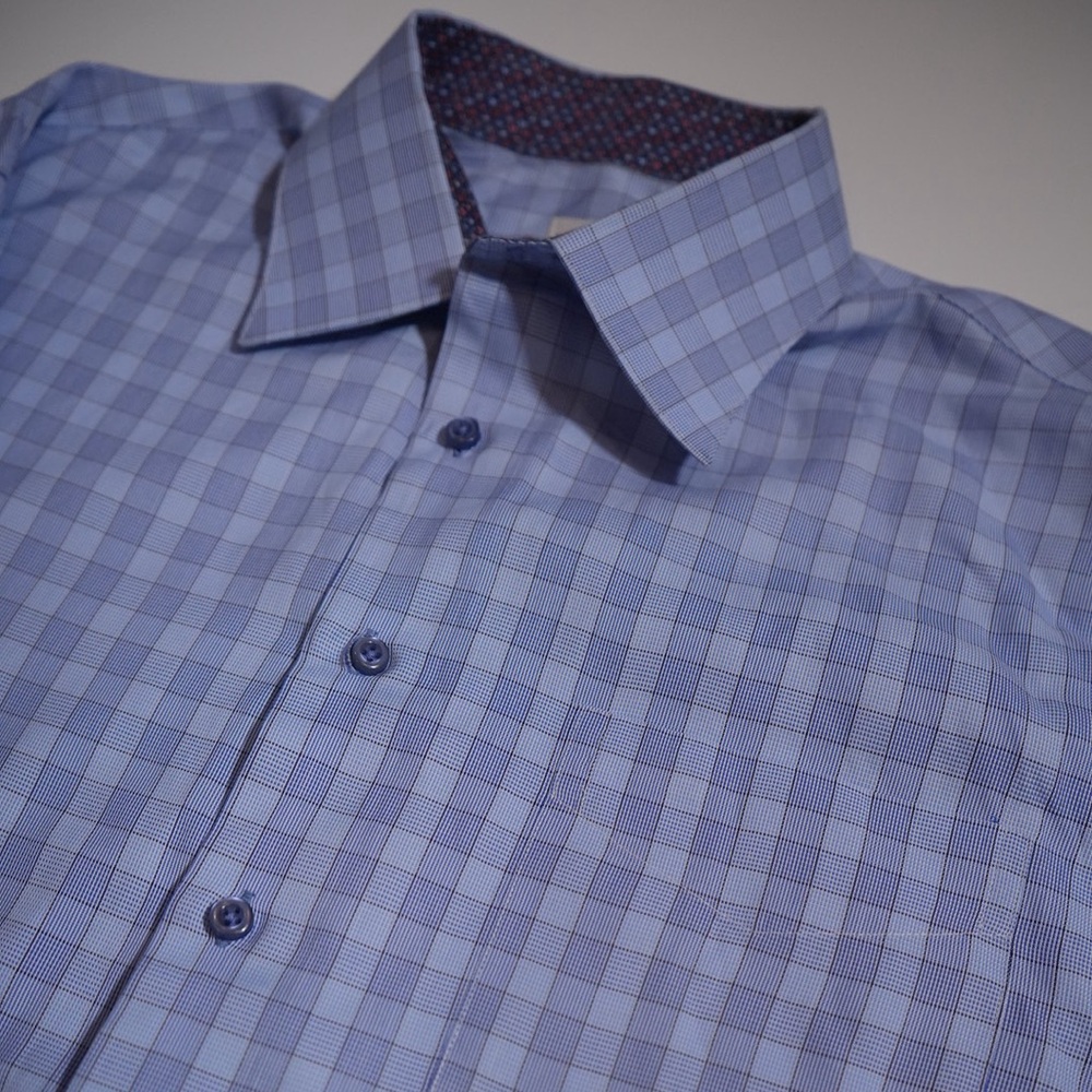 V Rockys Blue Check Dress (No Size Tag)